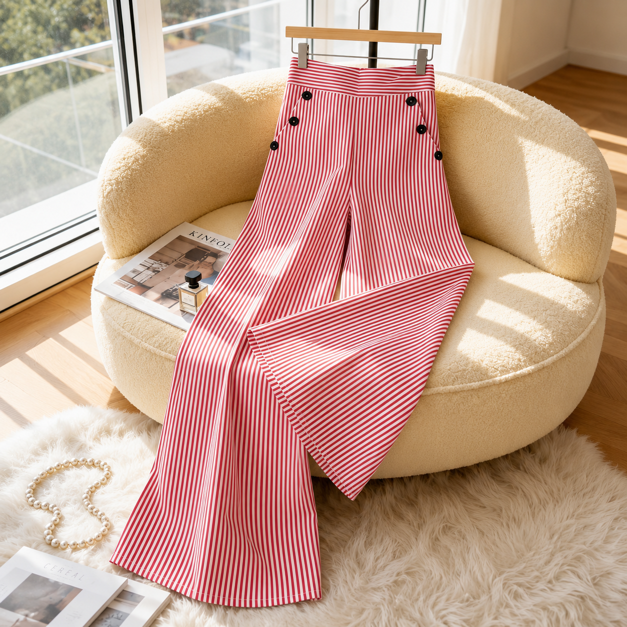 Bellagio™ Palazzo Pants with Tailored Draping and Natural Elegance