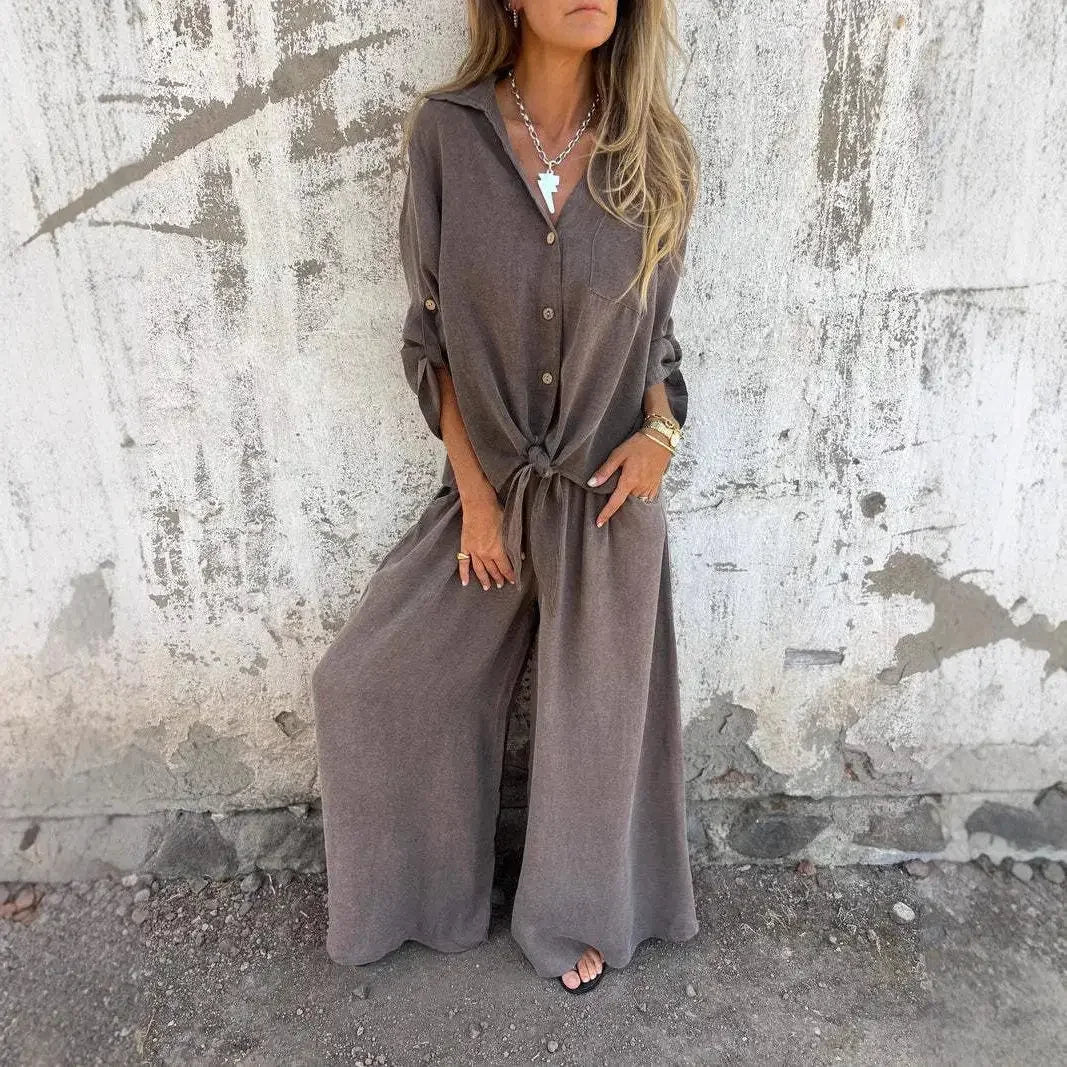 Valença™ Set in Rustic Viscose with a Noble Fit / Natural Sophistication for Women with Presence!
