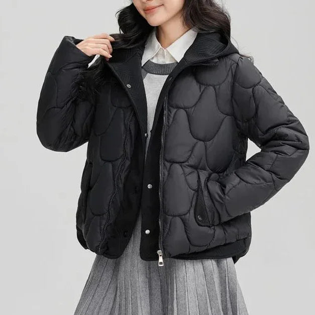 FrostHaven™ Quilted Jacket With Cozy Hood