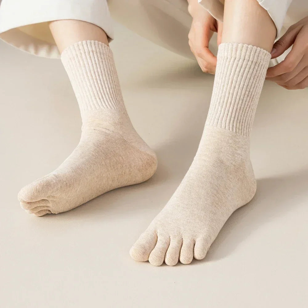 ComfortToe™ Socks with Separate Toes and Warm Lining / For Those Who Want Warm and Well-Protected Feet!