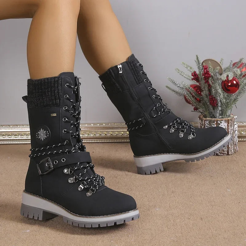 Snowhaven™ Waterproof Boots with Plush Fleece Lining and Anti-Slip Sole / Made for the Cold, Designed for You!