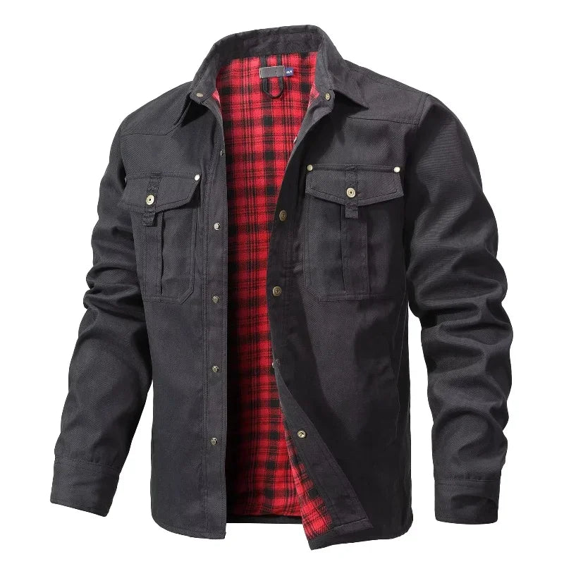 Ironwood™ Overshirt Jacket With Plaid Interior Lining
