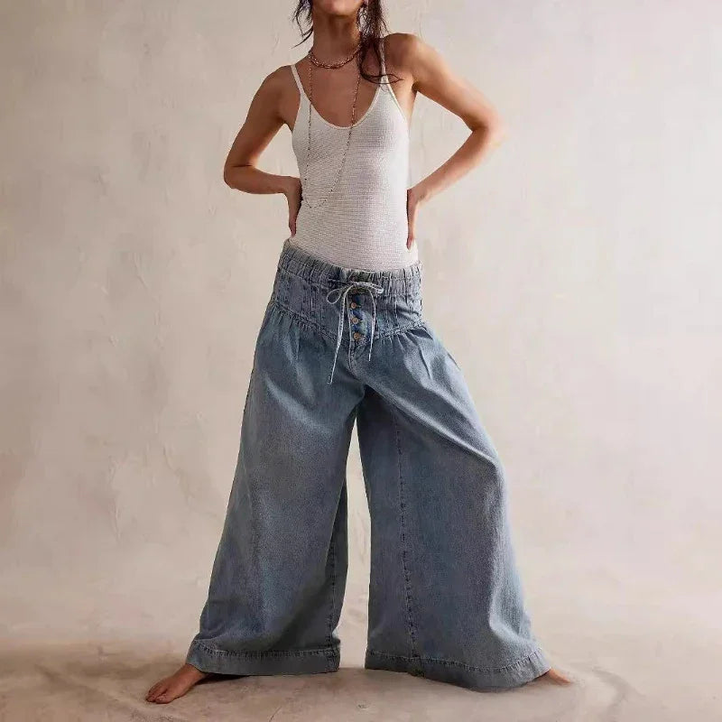 Solen™ Women’s Soft Denim High-Waist Pants