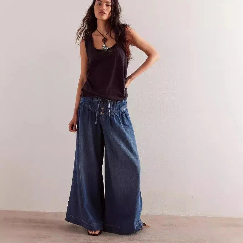 Solen™ Women’s Soft Denim High-Waist Pants