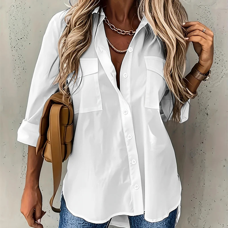 Lisanne™ Relaxed-Fit Shirt With Front Chest Pockets