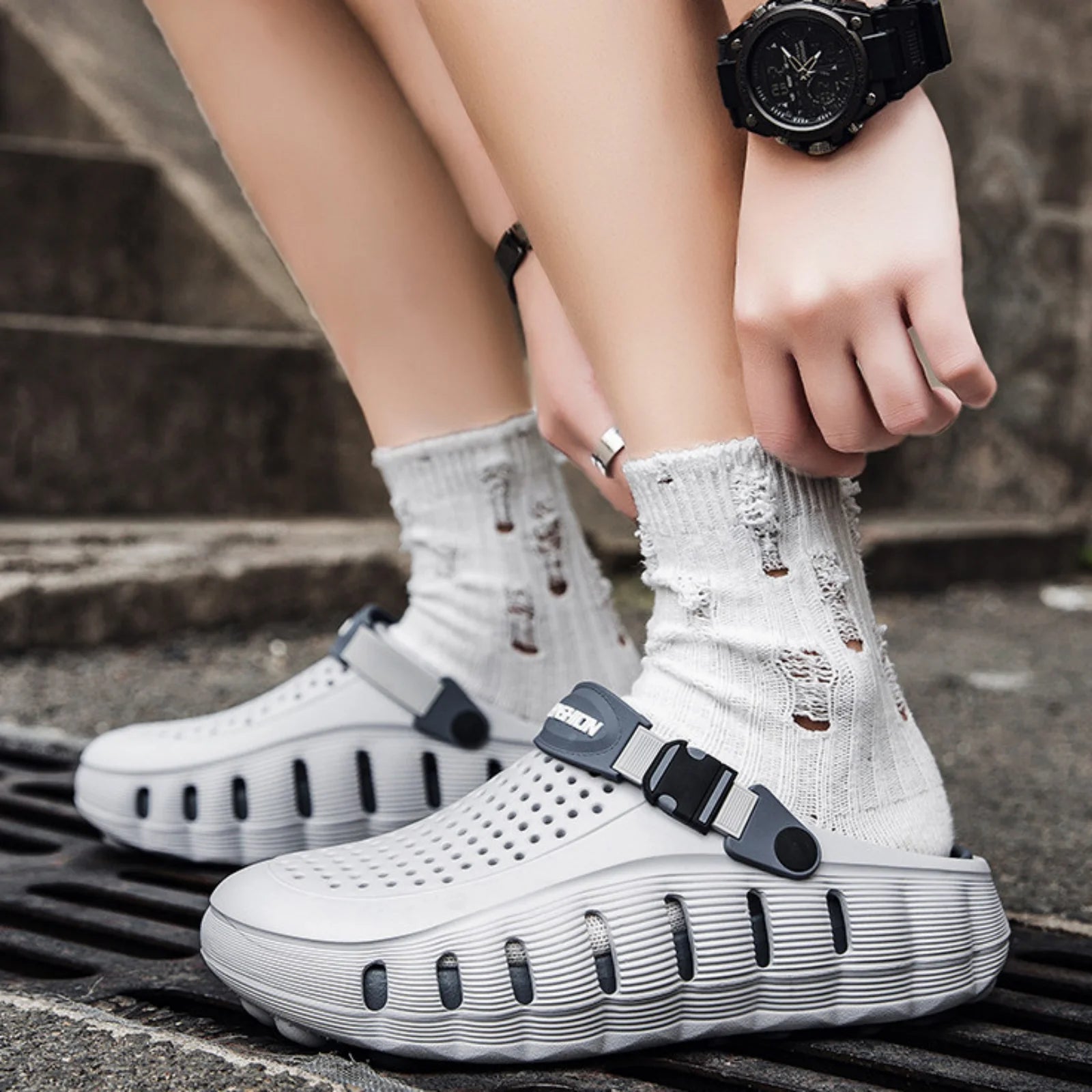Orven™ Clog With a Massaging Sole and 2-Inch Impact-Responsive Platform