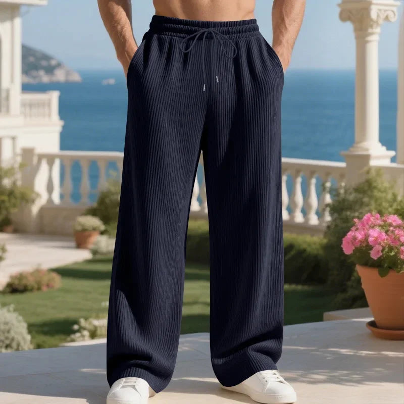Henry™ Premium Textured Knit Pants with Adjustable Drawstring