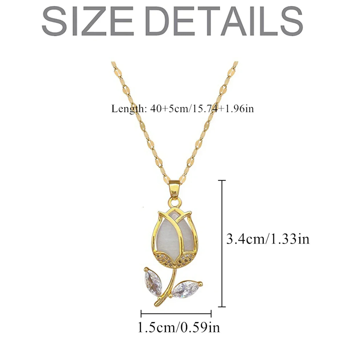 Tulip Princess™ Copper Pendant / Elegance Rooted in Golden Light