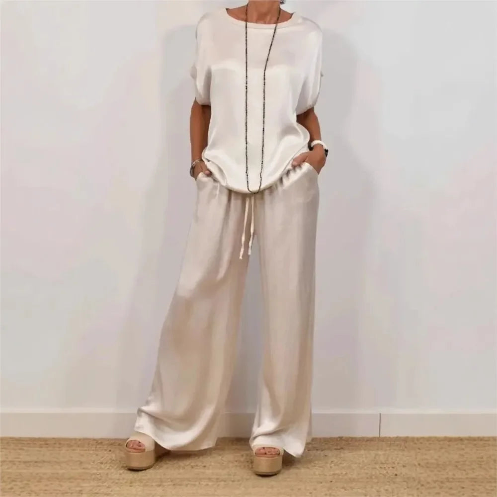 Aurelle™ Luxe Satin-Feel Flowing Set
