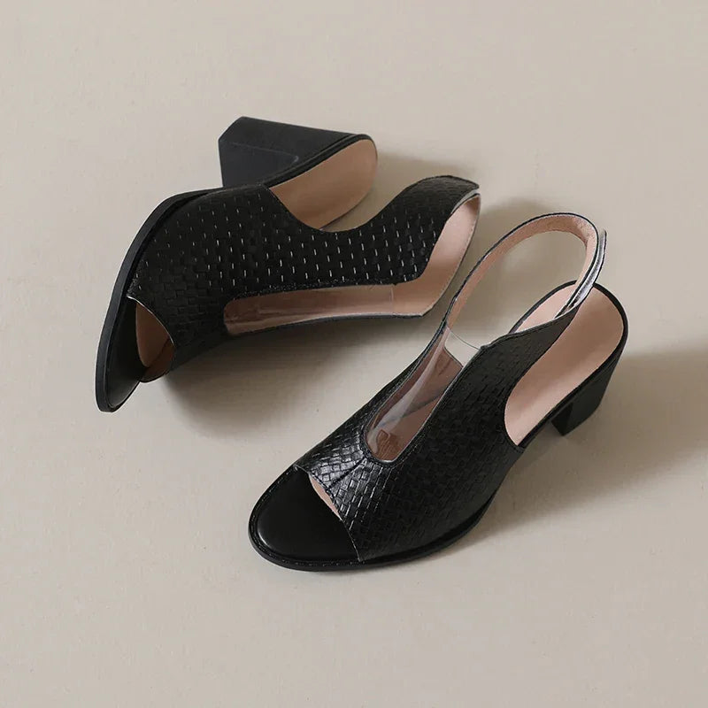 Mirelle™ Sandals with a Textured Finish and Wrap-Around Design