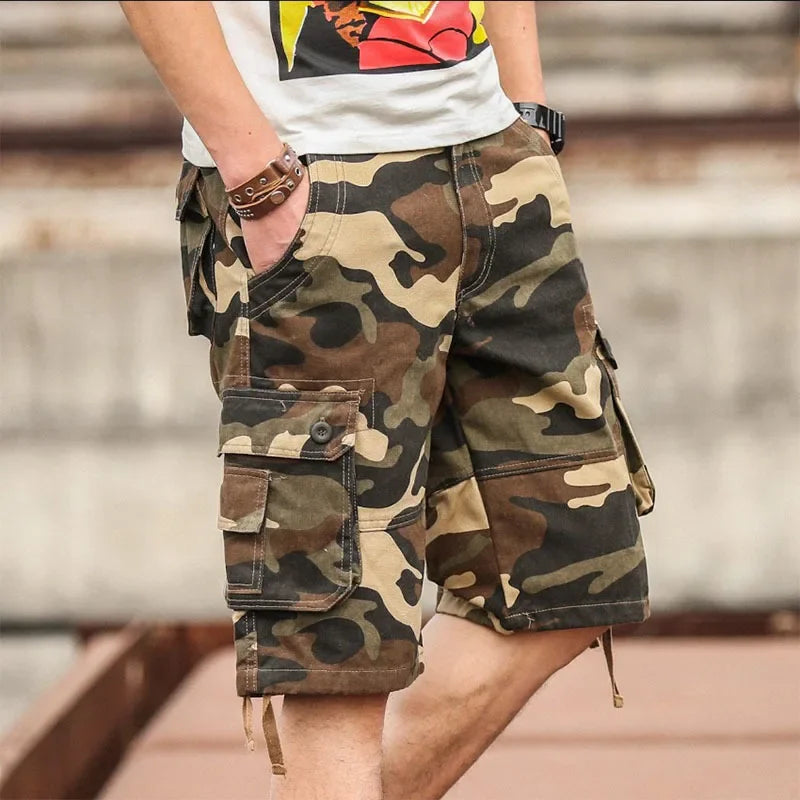 Frontier™ Camouflage Cargo Shorts with Utility Pockets
