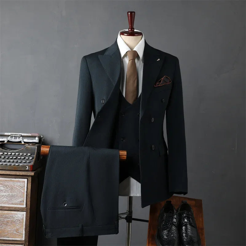 Vossler™ 3-Piece Suit in Premium Tailoring