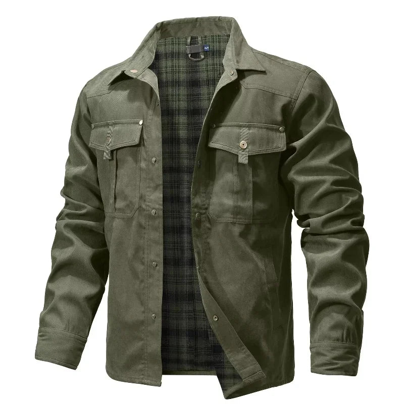 Ironwood™ Overshirt Jacket With Plaid Interior Lining