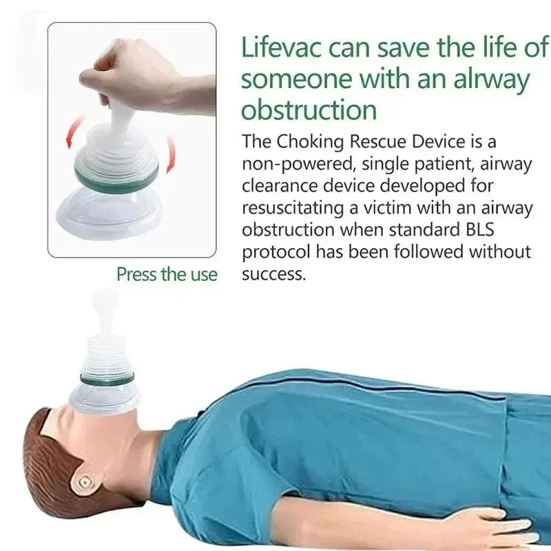 Anti-Suffocation Rescue Mask with Pressure Pump / Practicality and Safety at Your Fingertips!