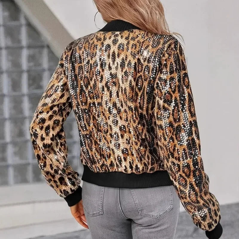 Selphira™ Jacket with Wild Print and Premium Shine