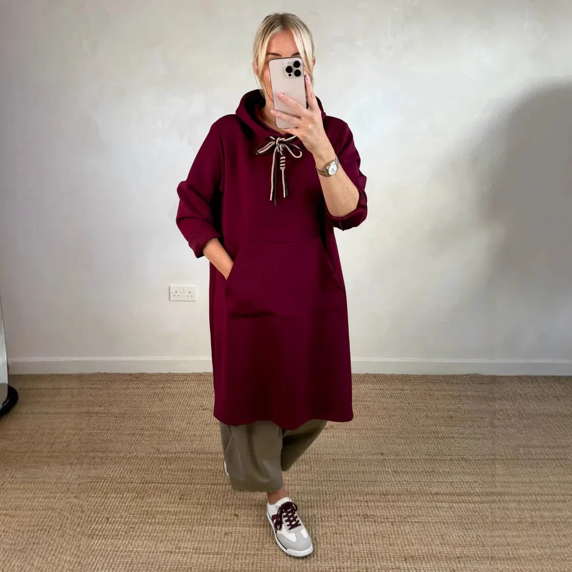 Dalen™ Dress-Style Hoodie with Urban Design