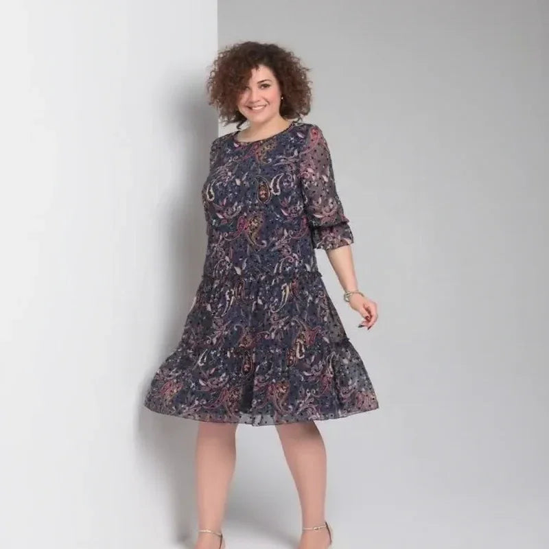 Luana Poème™ Dress in Lightweight Chiffon with Puffed Sleeves / A Boho Classic for Free Hearts!