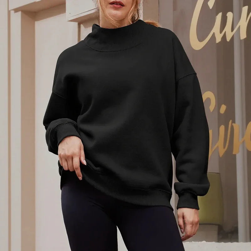 SoftLayer™ Premium Heavyweight Sweatshirt with Modern Mock Neck!