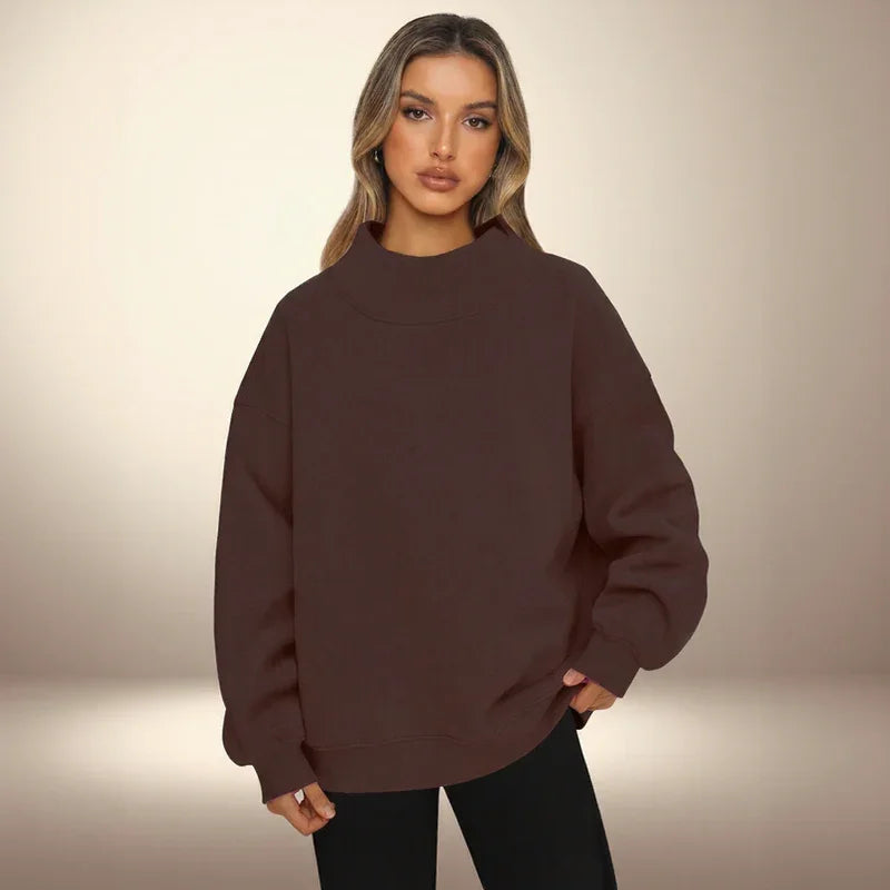 SoftLayer™ Premium Heavyweight Sweatshirt with Modern Mock Neck!