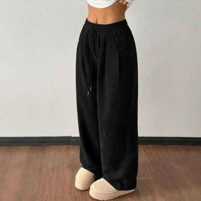 Sara™ Wide-Leg Pants in Premium Textured Knit