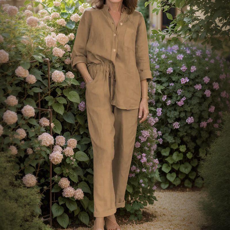Blair™ Set in Cotton Linen with Loose Fit / Lightness and Elegance for Those Who Know How to Stand Out!