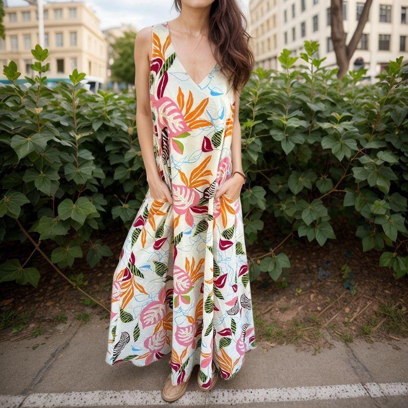 Miami Dress™ with Vibrant Print and Ultra-Light Feel / For Sunny Days, Style and Ultimate Comfort!