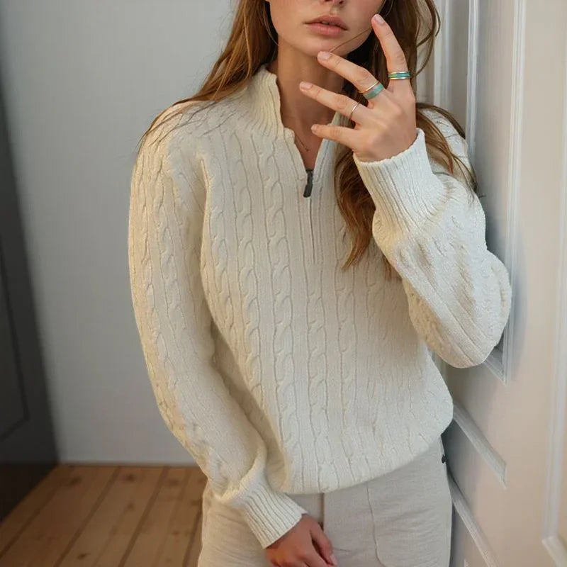 Mathilde™ Knitted Sweater with Turtleneck / The Versatile Piece for Winter Looks with Presence!