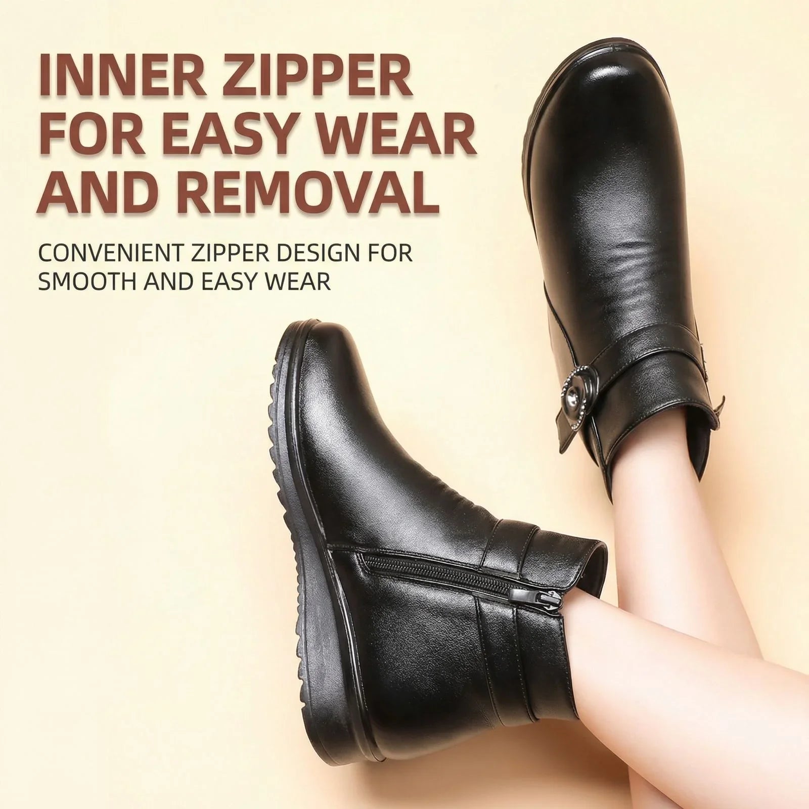 Panadora™ Women's Boot with Thermal Lining and Non-Slip Orthopedic Sole!