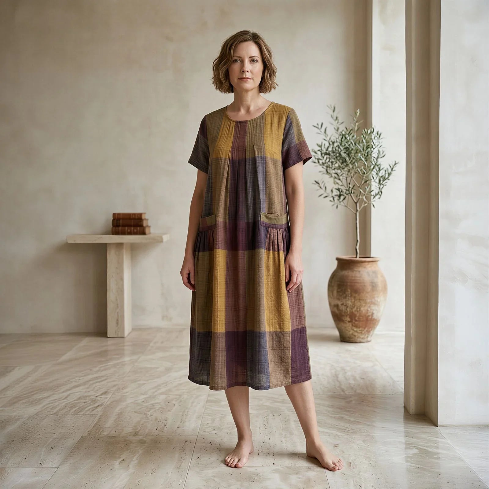 Antonella™ Flowy Baroque Dress / Elegant Comfort for Every Occasion