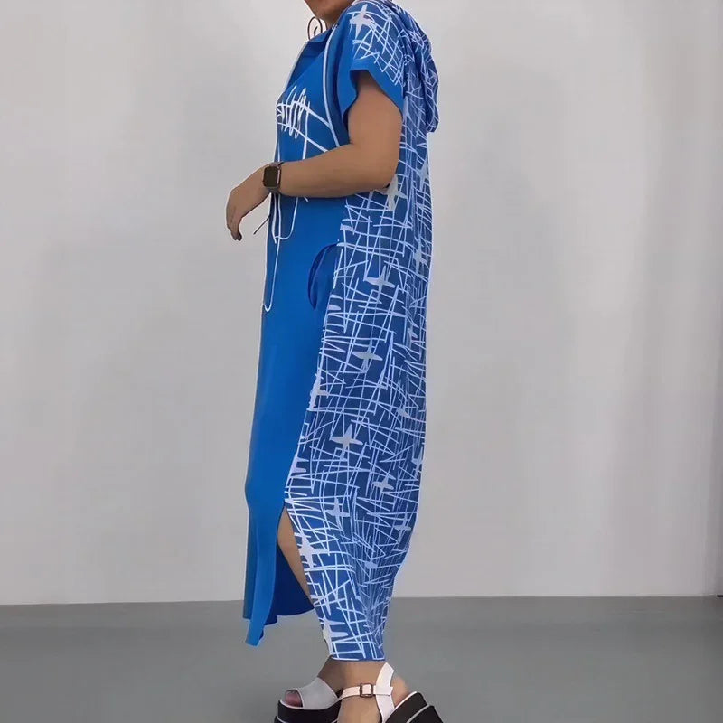 Lidia™ Hoodie Dress with Contemporary Signature Print