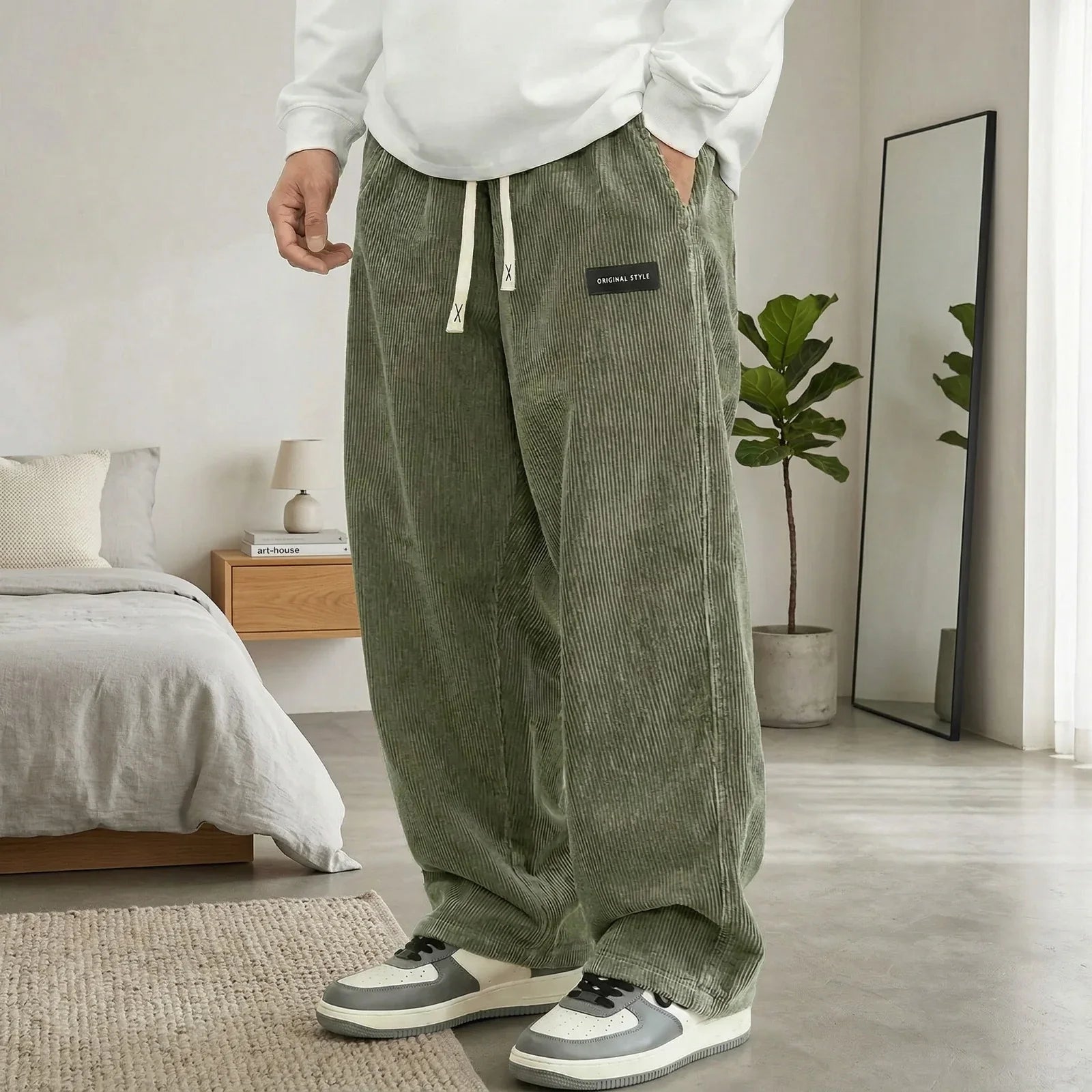 Atlas™ Straight-Leg Textured-Fabric Pants
