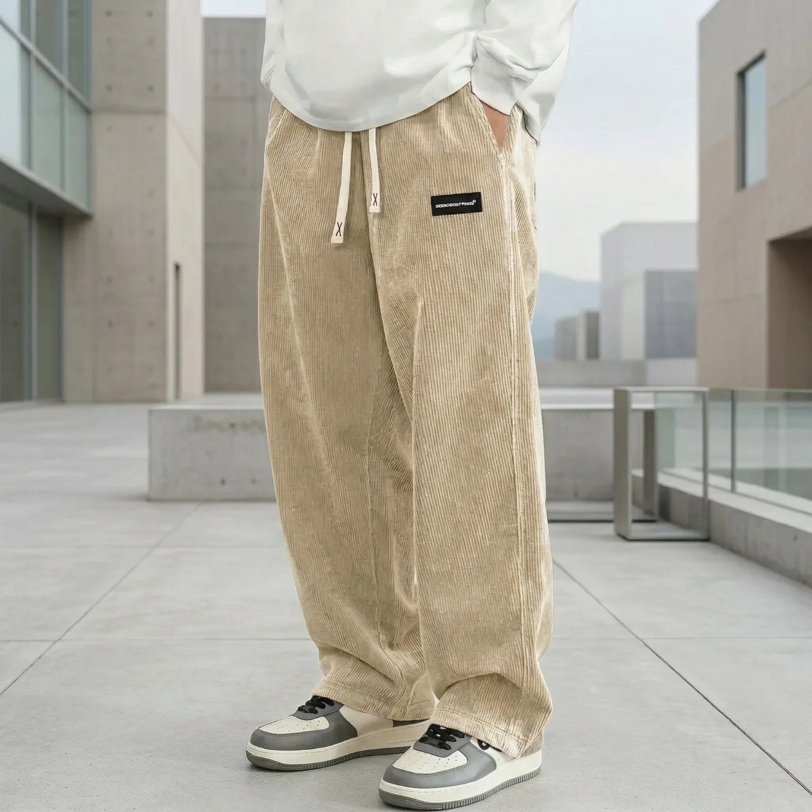 Atlas™ Straight-Leg Textured-Fabric Pants