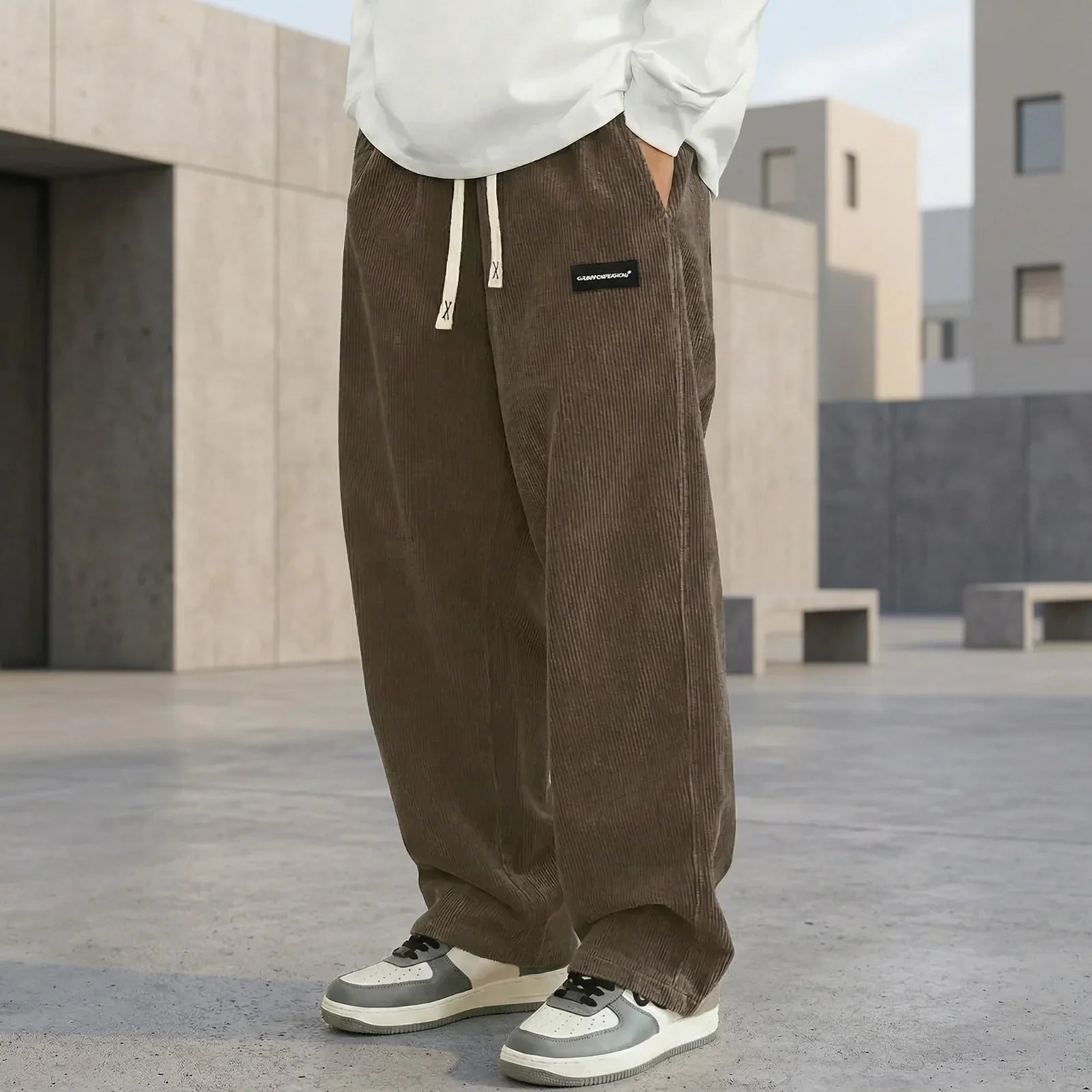 Atlas™ Straight-Leg Textured-Fabric Pants