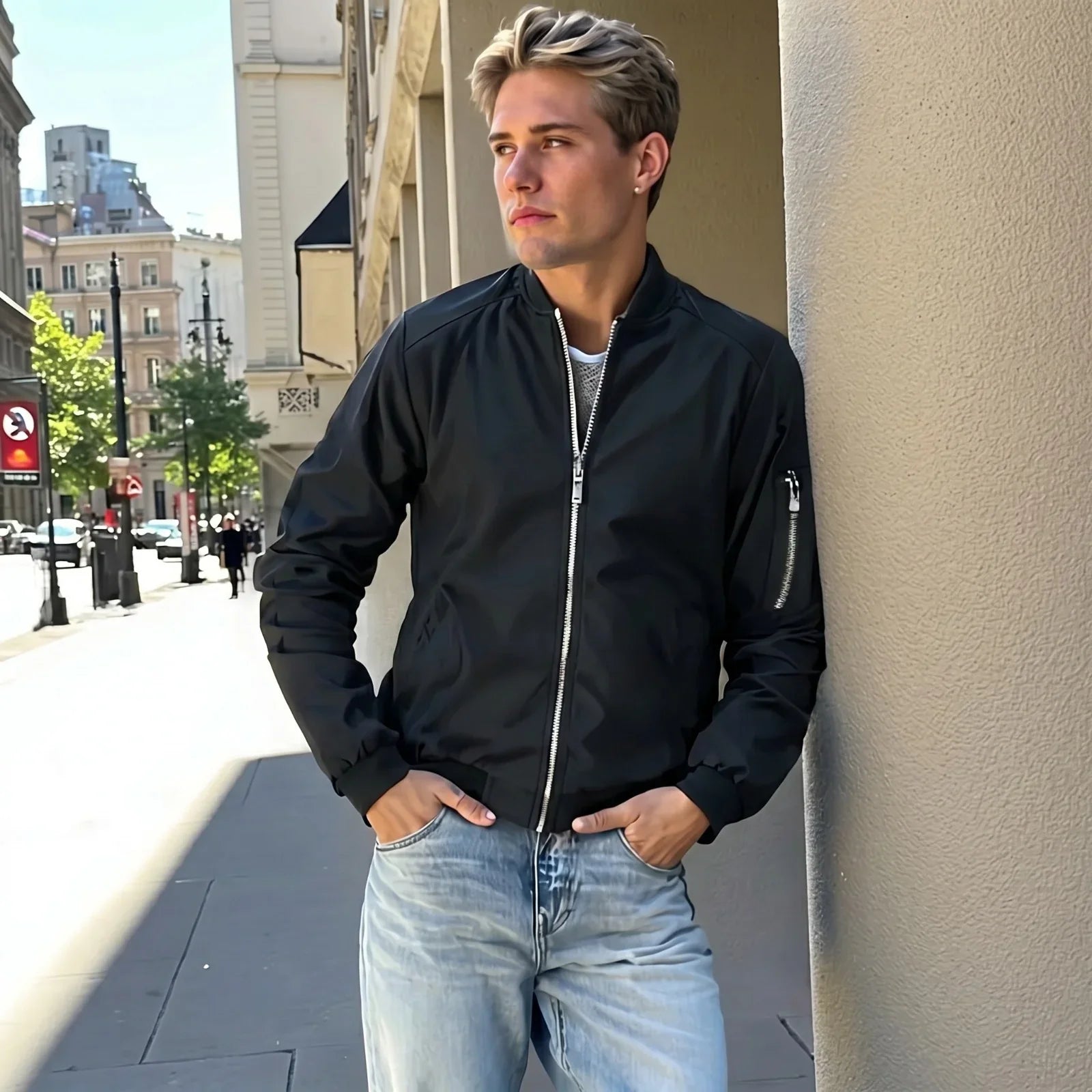 Dallas™ Urban-Style Bomber Jacket