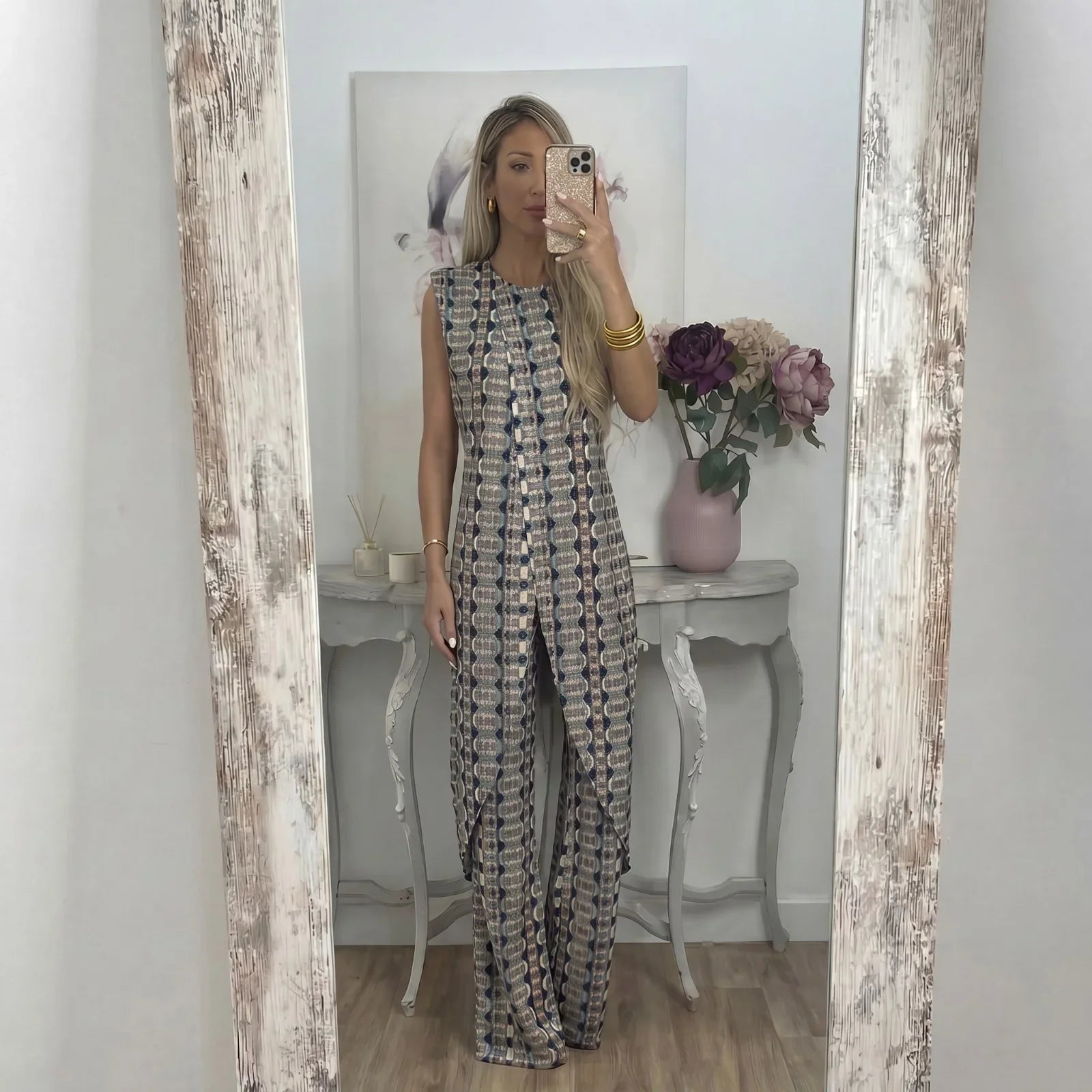 Nairobi™ Set with Geometric Print and Wide Fit