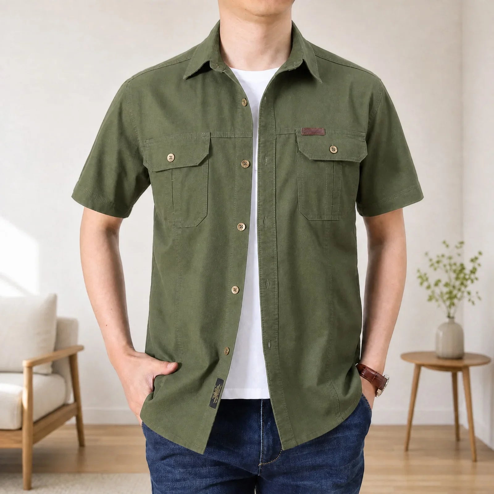 Adventure™ Cotton Shirt with Utility Pockets