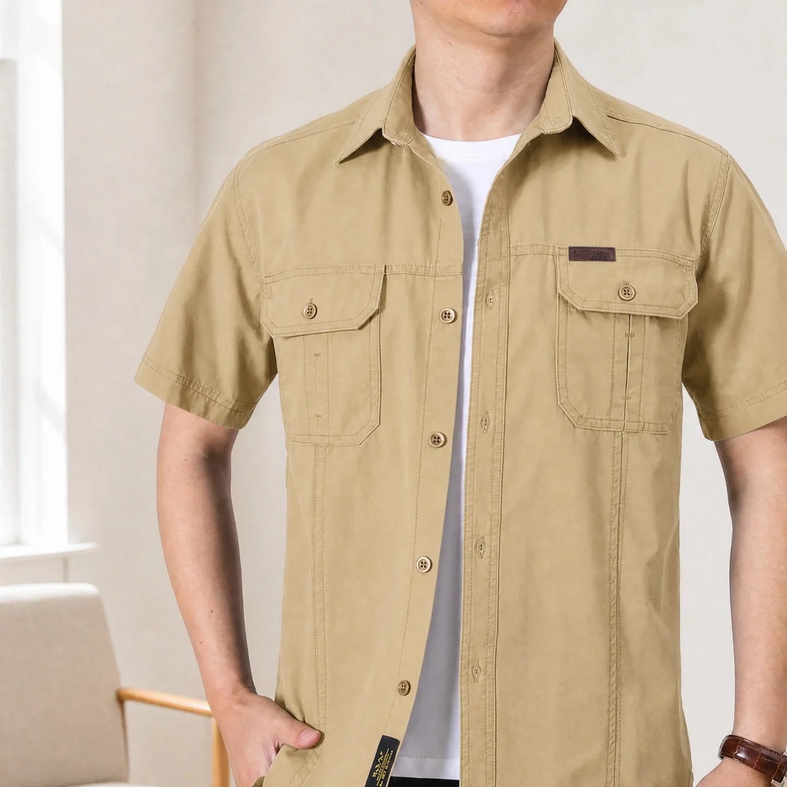 Adventure™ Cotton Shirt with Utility Pockets