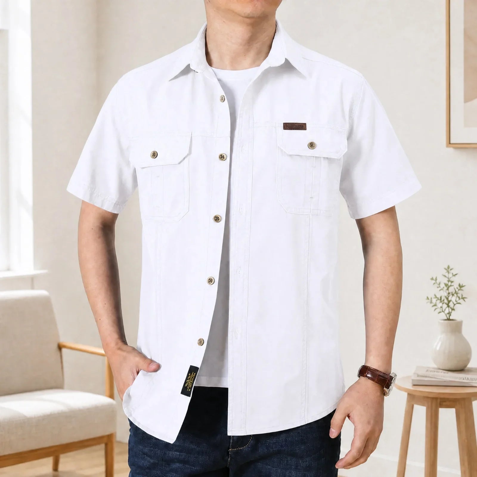 Adventure™ Cotton Shirt with Utility Pockets