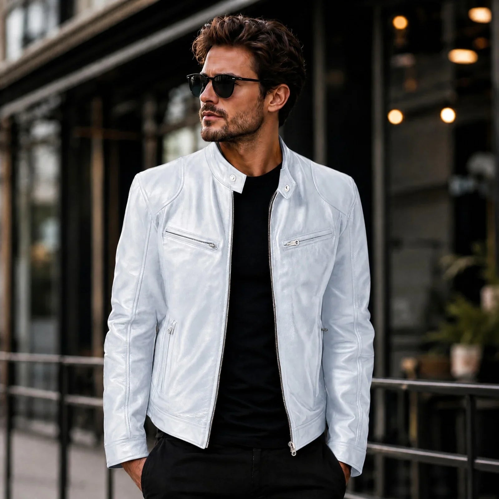 Yakuza™ Jacket in Premium Leather with a Minimalist, Timeless Design