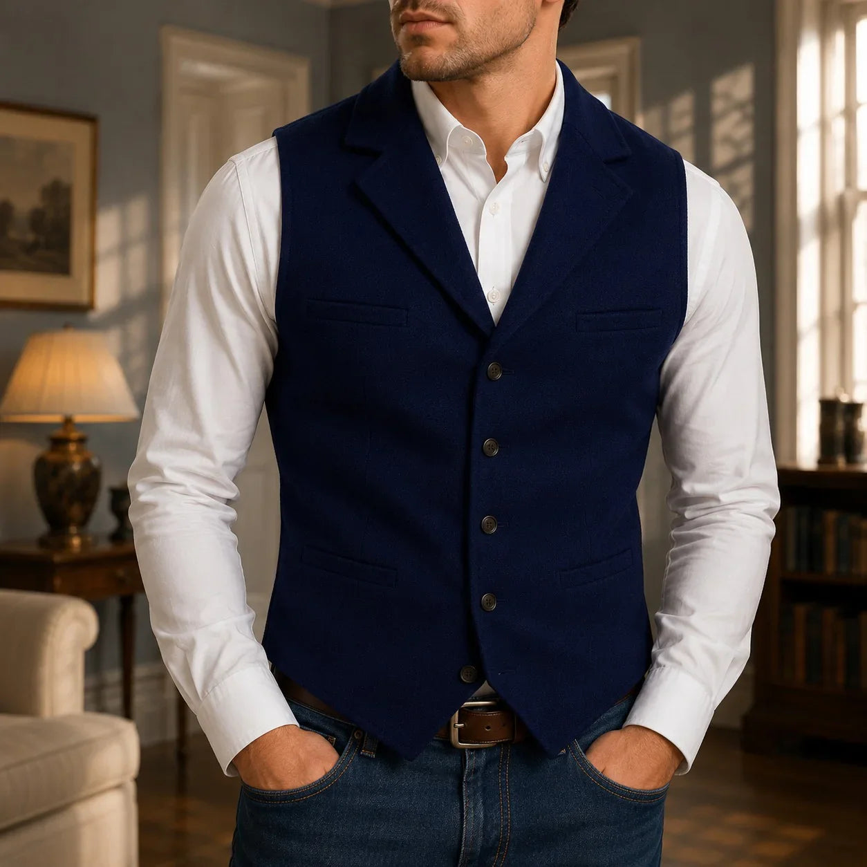 Harrison™ Vest with Classic Structure and Tailored Fit