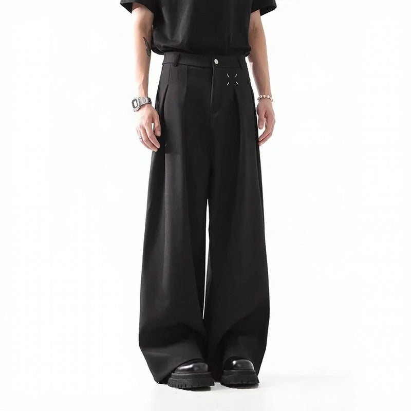 Kronos™ Tailored Wide-Leg Pants With Premium Streetwear Aesthetic
