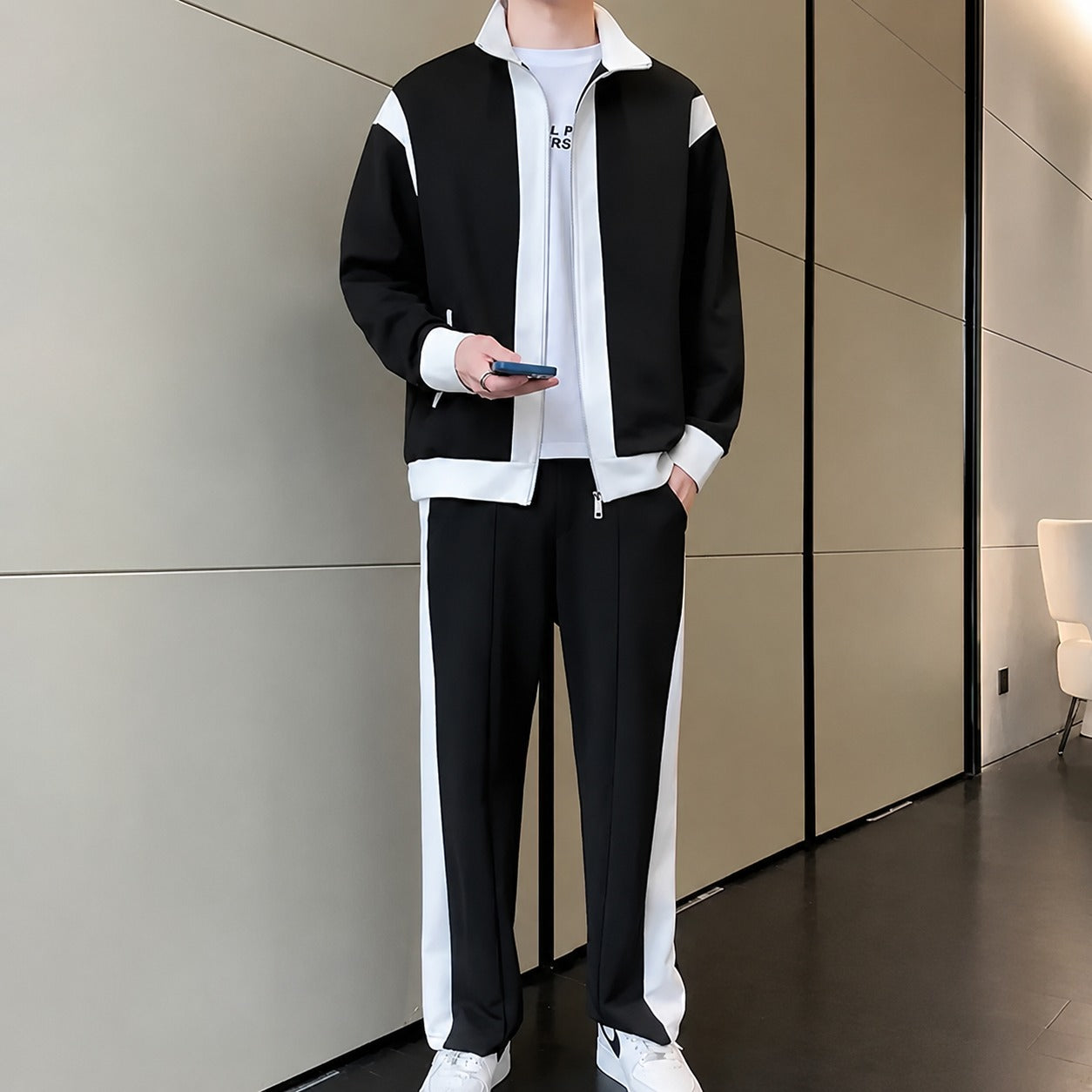 Marseilles™ Set with High Collar and Contrast Panels