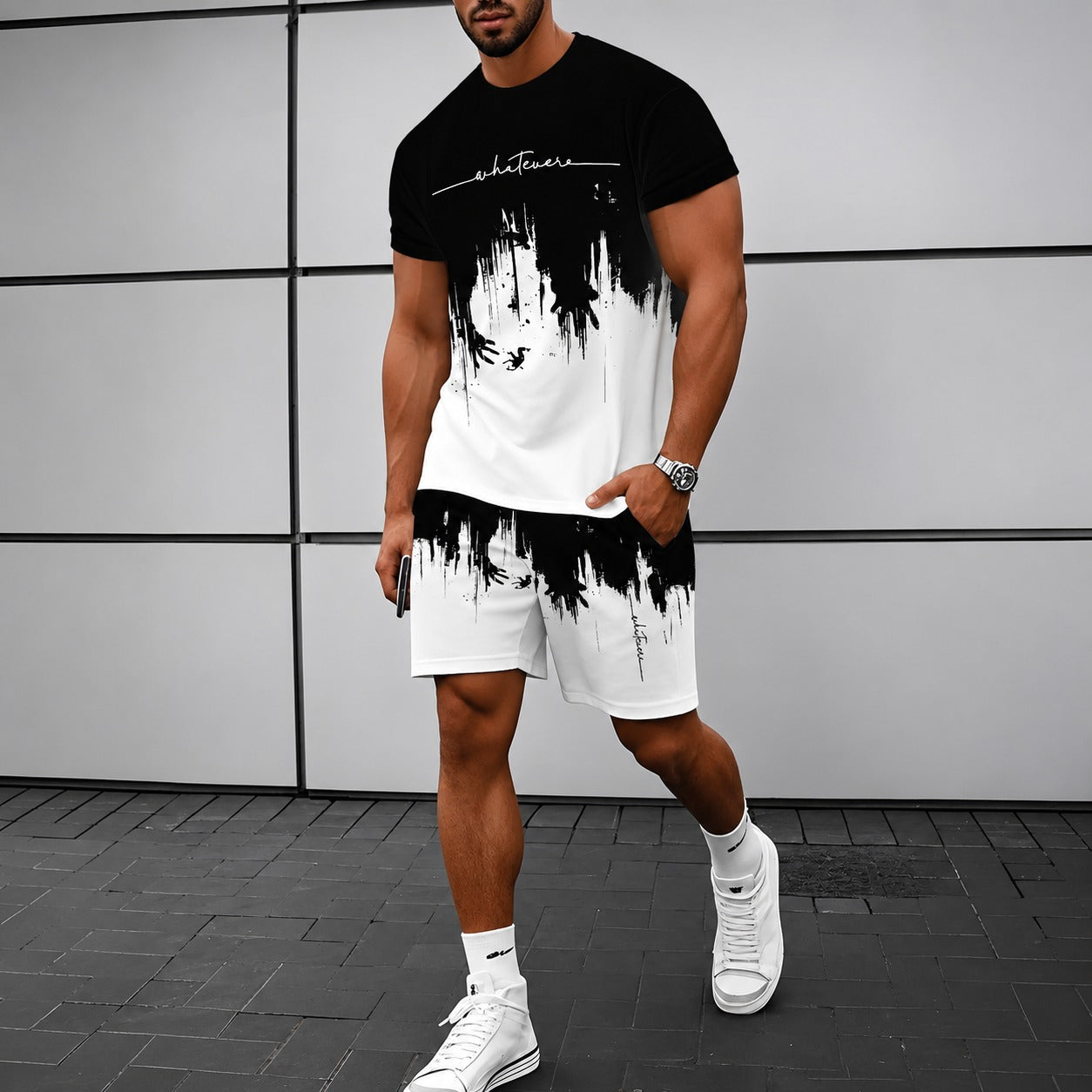 Kingston™ Premium Knit Set with Artistic Print