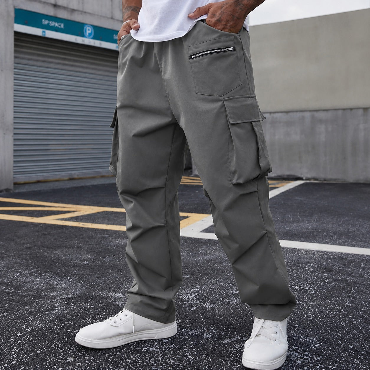 Pants Orson™ with Utility Pockets, Drawstring Waist and Relaxed Fit