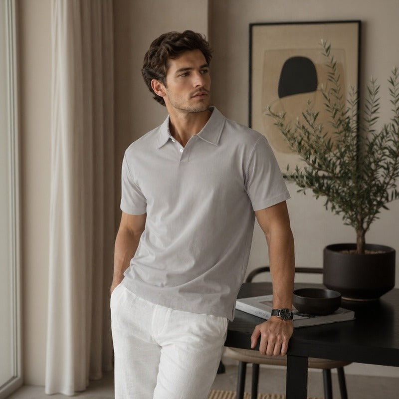 Alden™ Short-Sleeve Polo Shirt With Ultra-Light Fabric