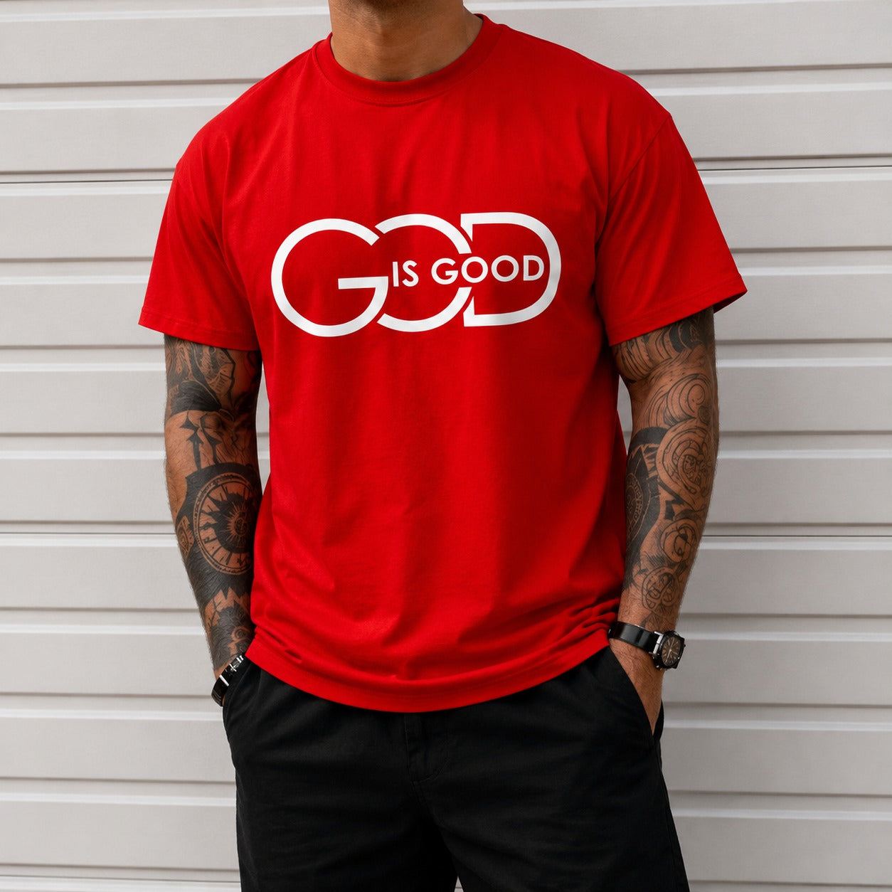 T-Shirt Bishop™ with Front Graphic Print, Relaxed Fit and Crew Neck