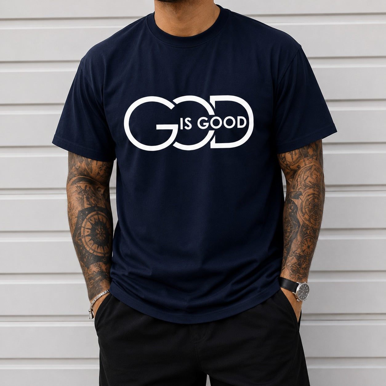 T-Shirt Bishop™ with Front Graphic Print, Relaxed Fit and Crew Neck