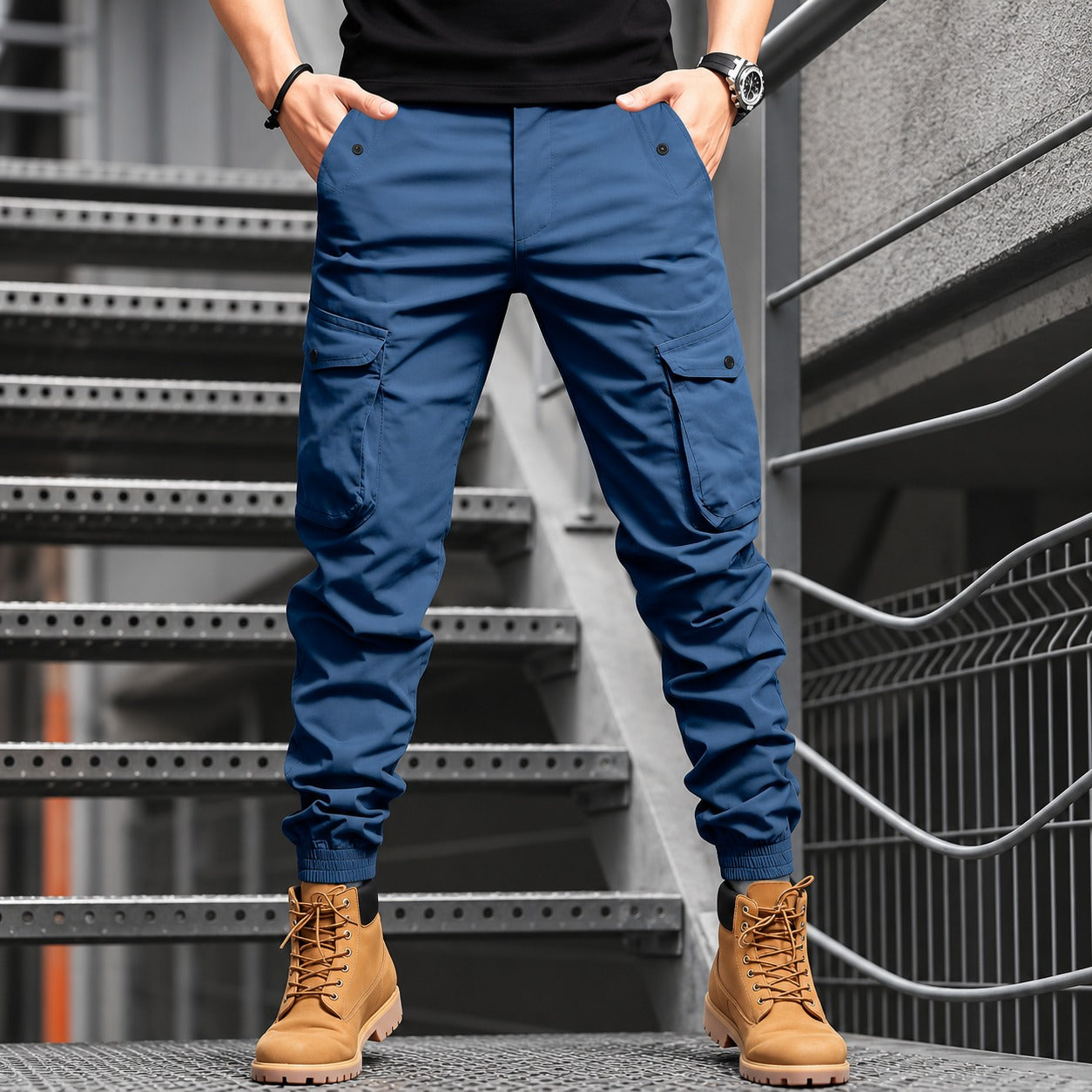 Cargo Pants Hawke™ with Utility Pockets, Stretch Fabric and Jogger Fit