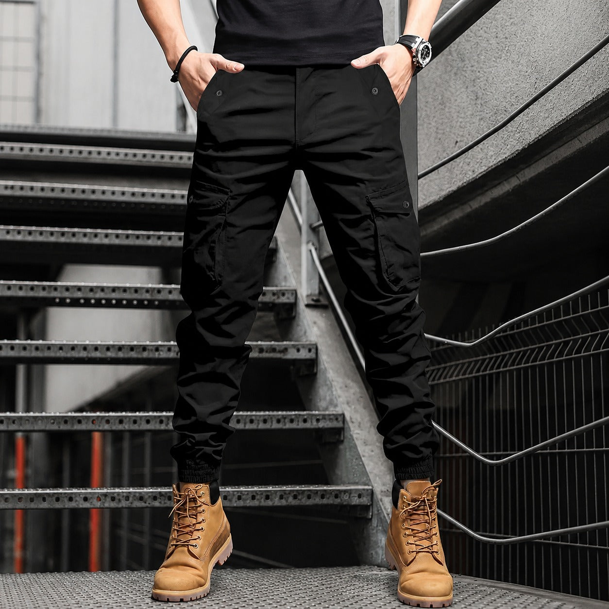 Cargo Pants Hawke™ with Utility Pockets, Stretch Fabric and Jogger Fit