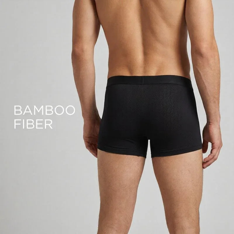 3-Pack- PREMIUM BAMBOO FIBRE BOXER SHORTS